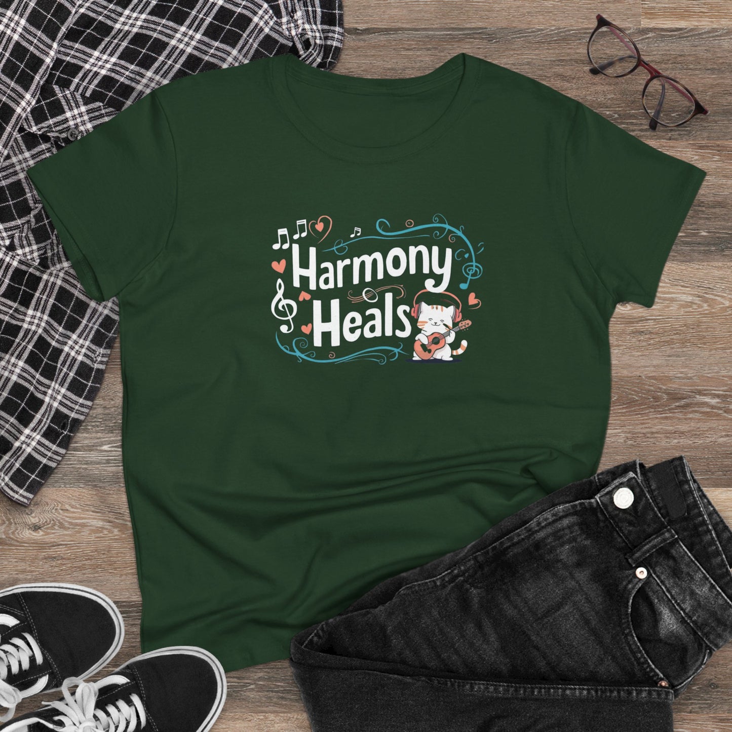 Harmony Heal Women Cotton Tshirt