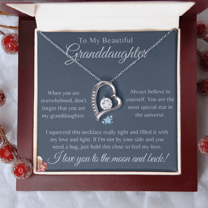 Best Gift For GrandDaughter. Forever Love Necklace