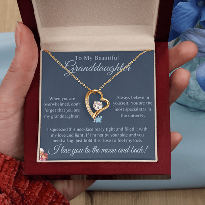Best Gift For GrandDaughter. Forever Love Necklace