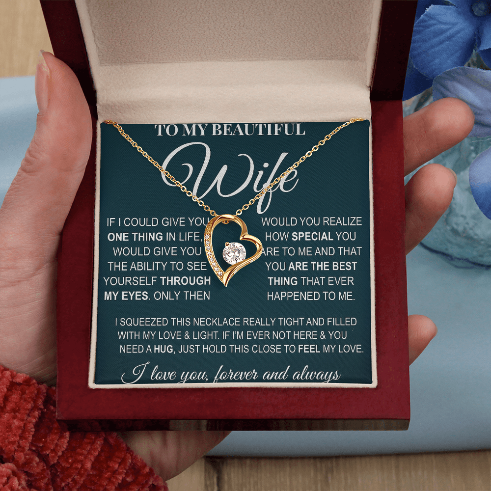 Best Gift For Wife. Forever Love Necklace