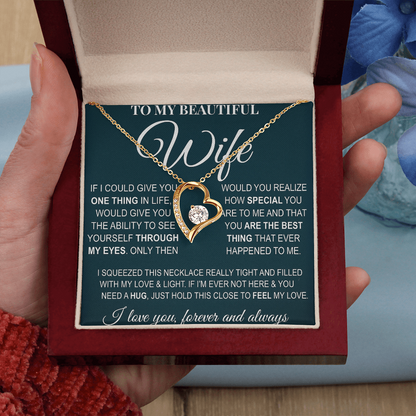Best Gift For Wife. Forever Love Necklace