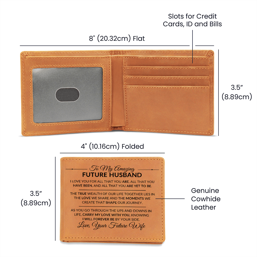 Best Gift For Spouse . Graphic Leather Wallet
