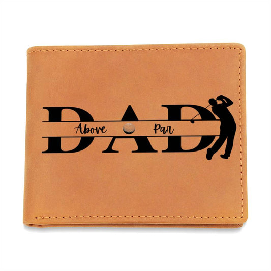 Best Gift For Dad . Graphic Leather Wallet