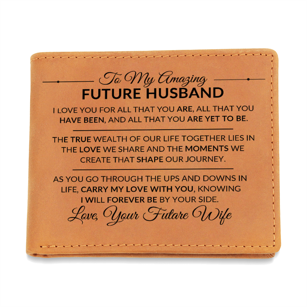 Best Gift For Spouse . Graphic Leather Wallet