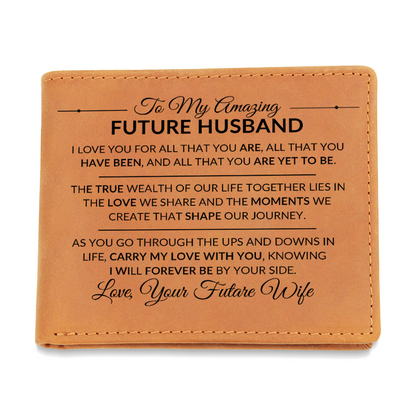Best Gift For Spouse . Graphic Leather Wallet
