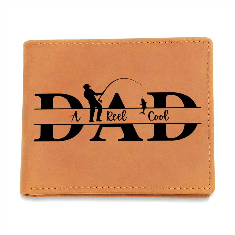 Best Gift For Dad . Graphic Leather Wallet