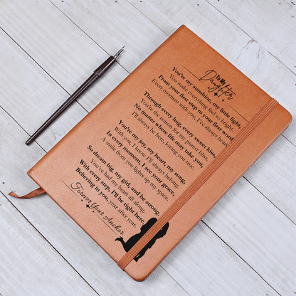 Best Gift From Mom To Daughter. Vegan Leather Journal, Unique Gift