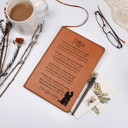 Best Gift From Mom To Daughter. Vegan Leather Journal, Unique Gift
