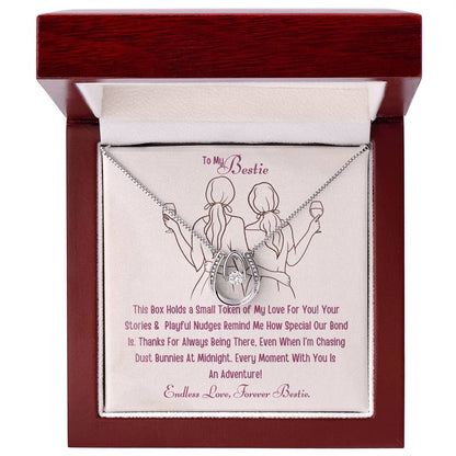Best Gift For Bestie. Lucky In Love Necklace