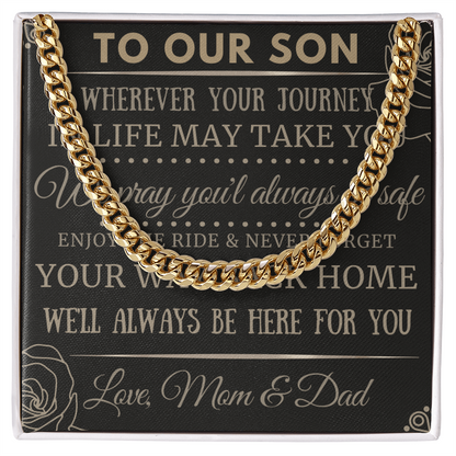 Best Gift For Son. Cuban Link Chains