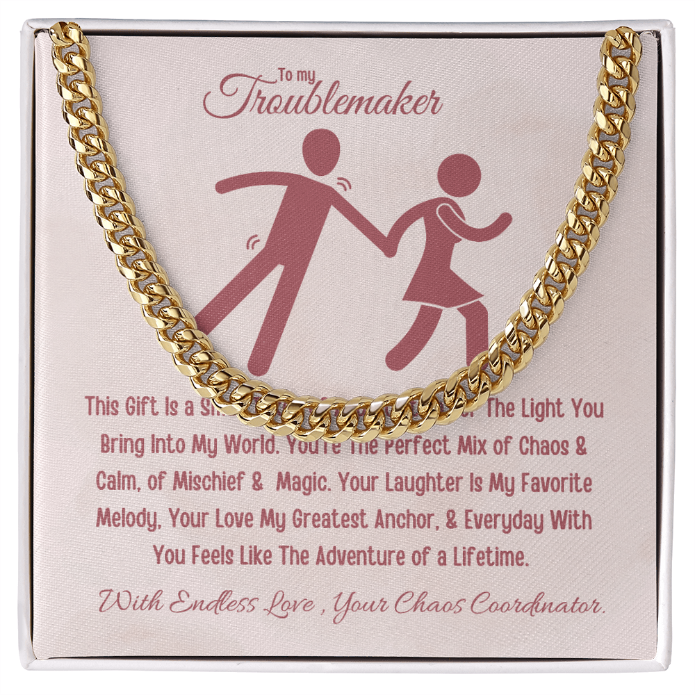 Best Gift For Husband. Cuban Link Chain