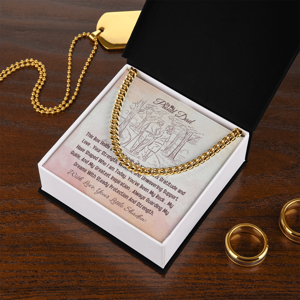 Best Gift From Daughter To Father. Cuban Link Chain