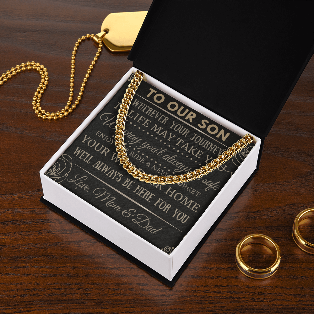 Best Gift For Son. Cuban Link Chains