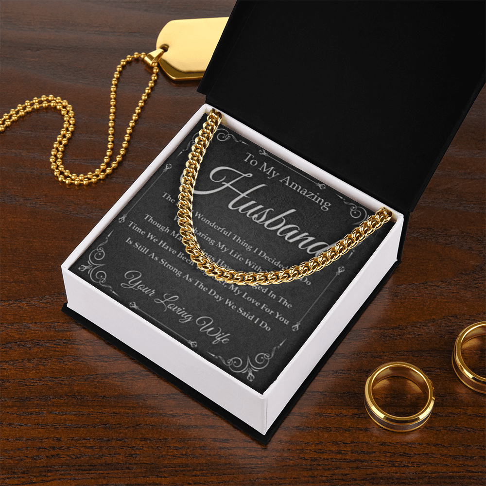 Best Gift For Husband . Cuban Link Chain
