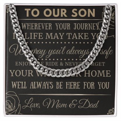 Best Gift For Son. Cuban Link Chains