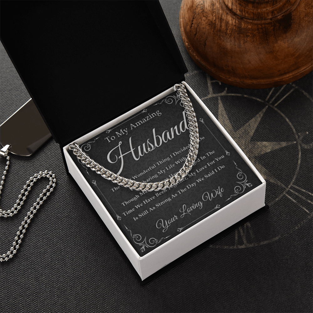 Best Gift For Husband . Cuban Link Chain