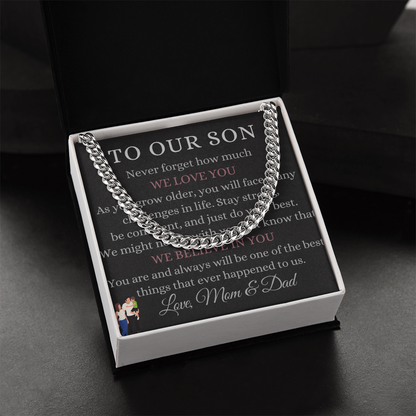 Best Gift For Son. Cuban Link Chain