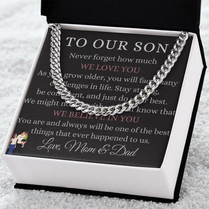 Best Gift For Son. Cuban Link Chain