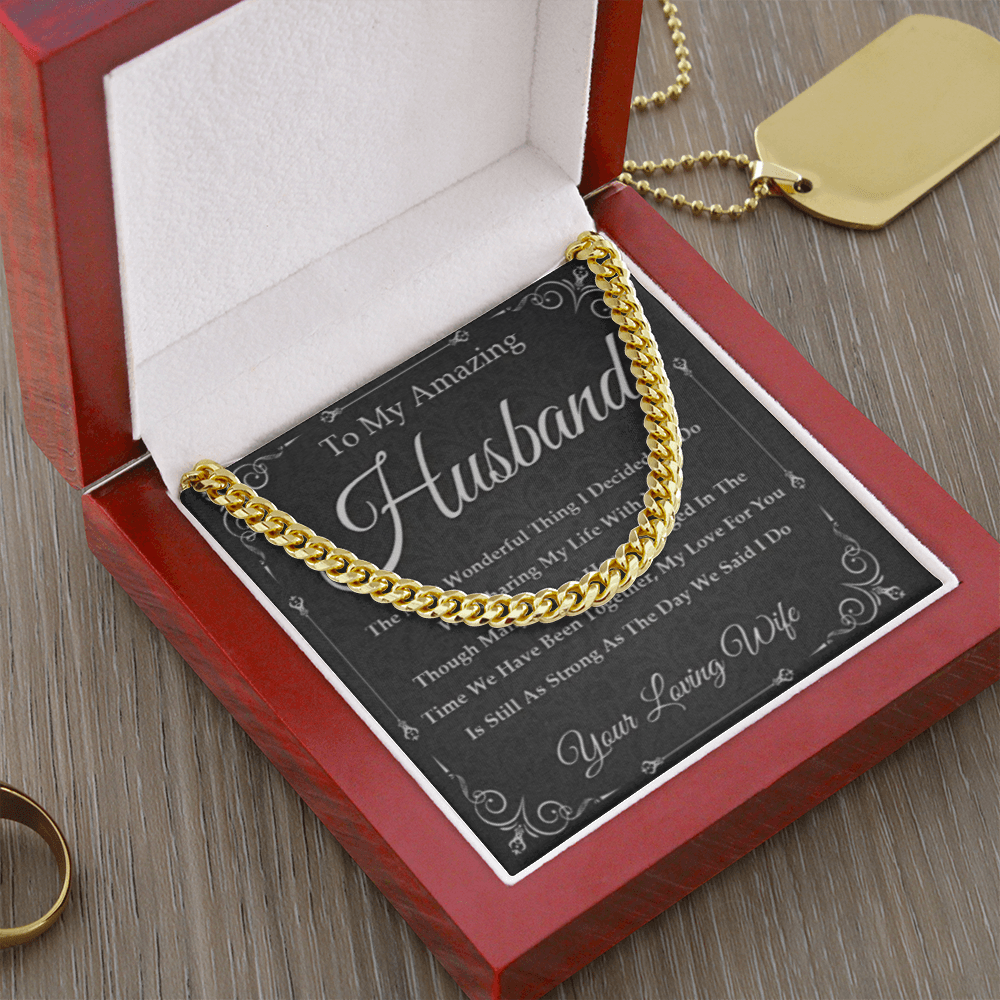 Best Gift For Husband . Cuban Link Chain