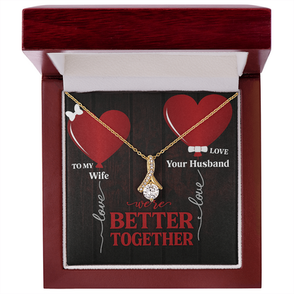 Best Gift For Wife. Alluring Beauty Necklace