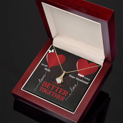 Best Gift For Wife. Alluring Beauty Necklace