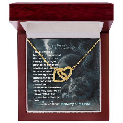 Best Gift For Daughter. Interlocking Hearts Necklace