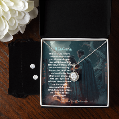 Best Gift For Wife.Eternal Soul Necklace Set