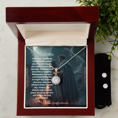 Best Gift For Wife.Eternal Soul Necklace Set