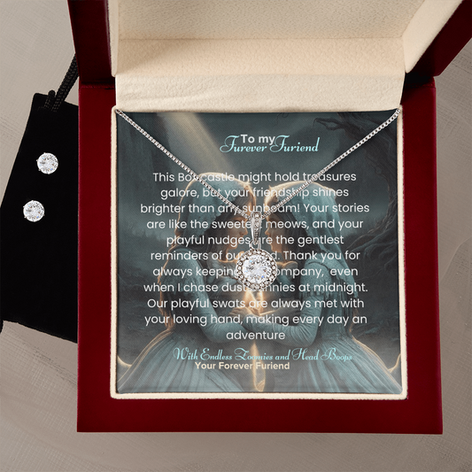 Best Gift For Friend . Eternal Hope Necklace & Earring Set