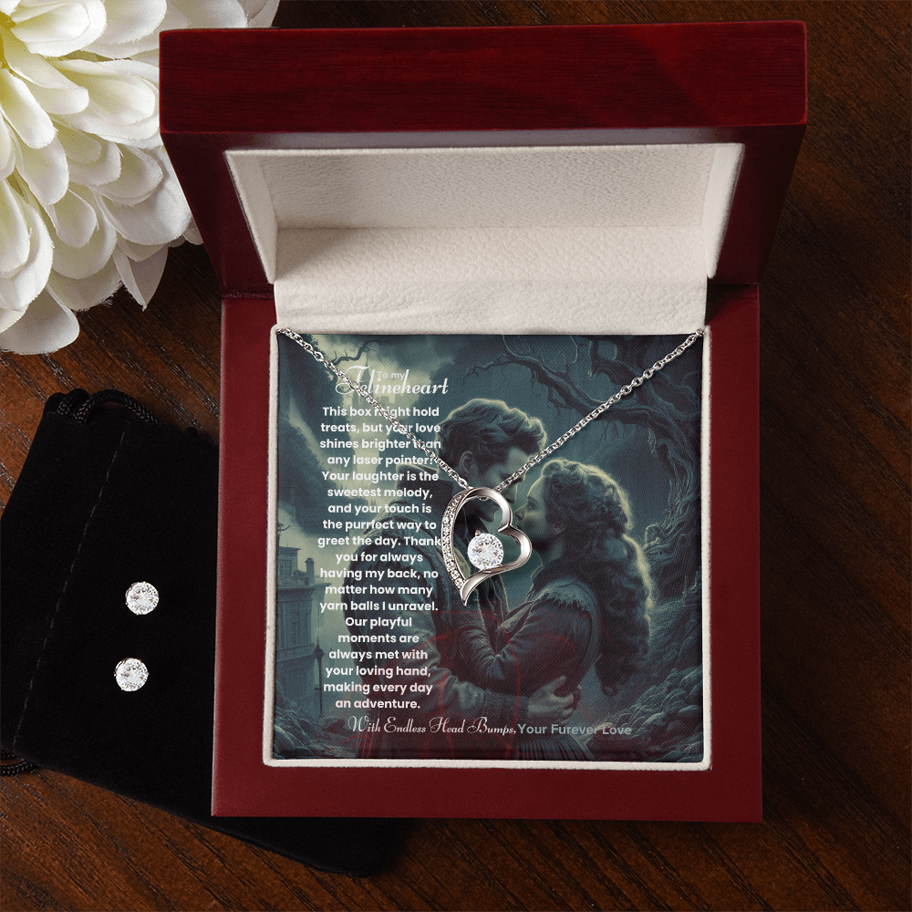 Best Gift For Wife. Forever Love Necklace Set
