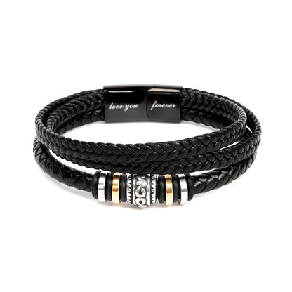 Best  Gift From Dad To Son. Love You Forever Bracelet