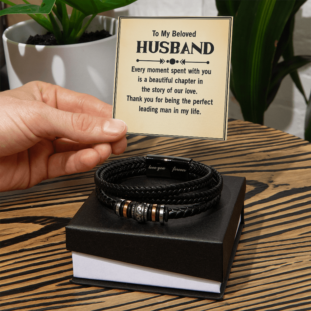 Best Gift For Husband . Love You Forever Bracelet