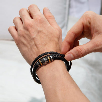 Best Gift From Sister To Brother. Love You Forever Bracelet