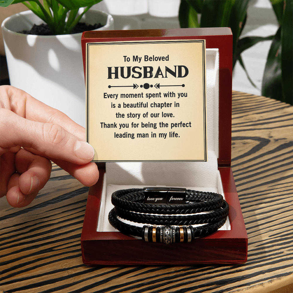 Best Gift For Husband . Love You Forever Bracelet
