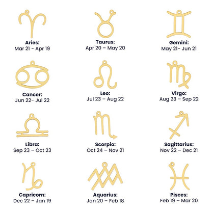 Best Gift For Wife. Zodiac Symbol Necklace