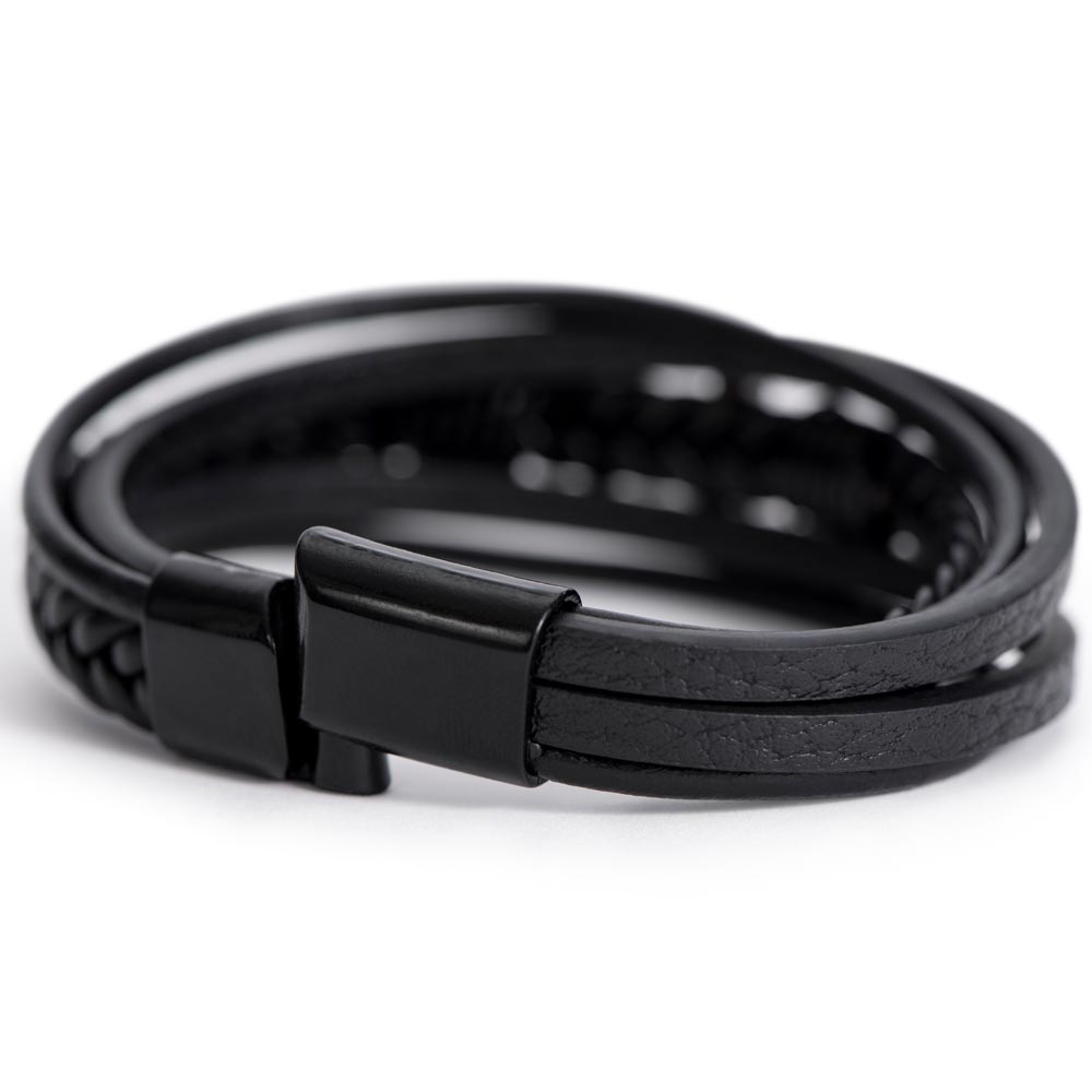 Best Gift For GrandSon. Men's Cross Bracelet