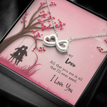 Best Gift For Wife. Endless Love Necklace