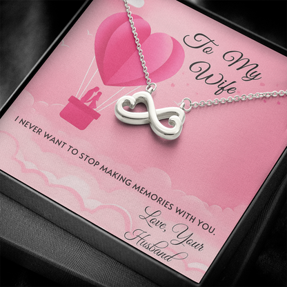 Best Gift For Wife. Endless Love Necklace