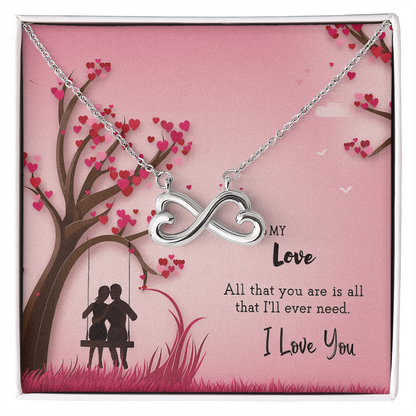 Best Gift For Wife. Endless Love Necklace