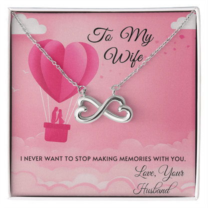 Best Gift For Wife. Endless Love Necklace
