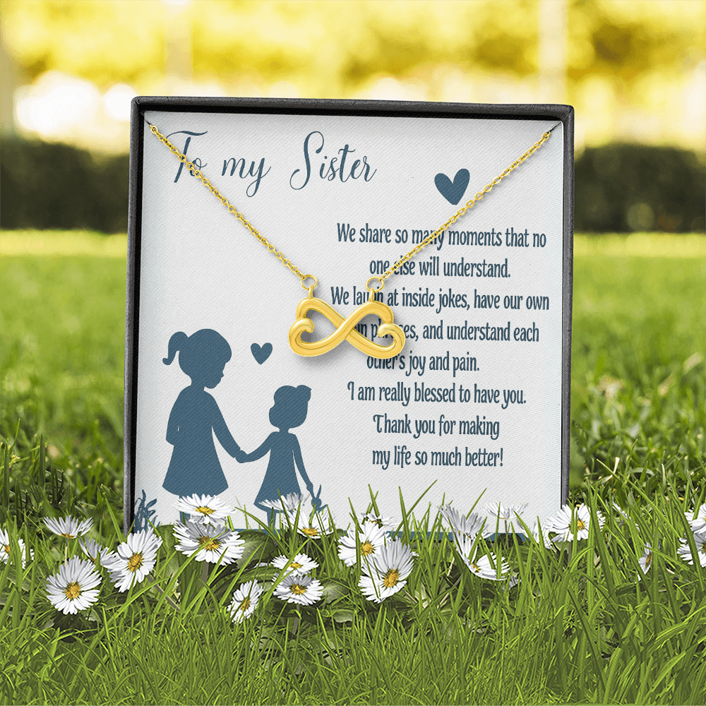 Best Gift For Sister . Endless Love Necklace