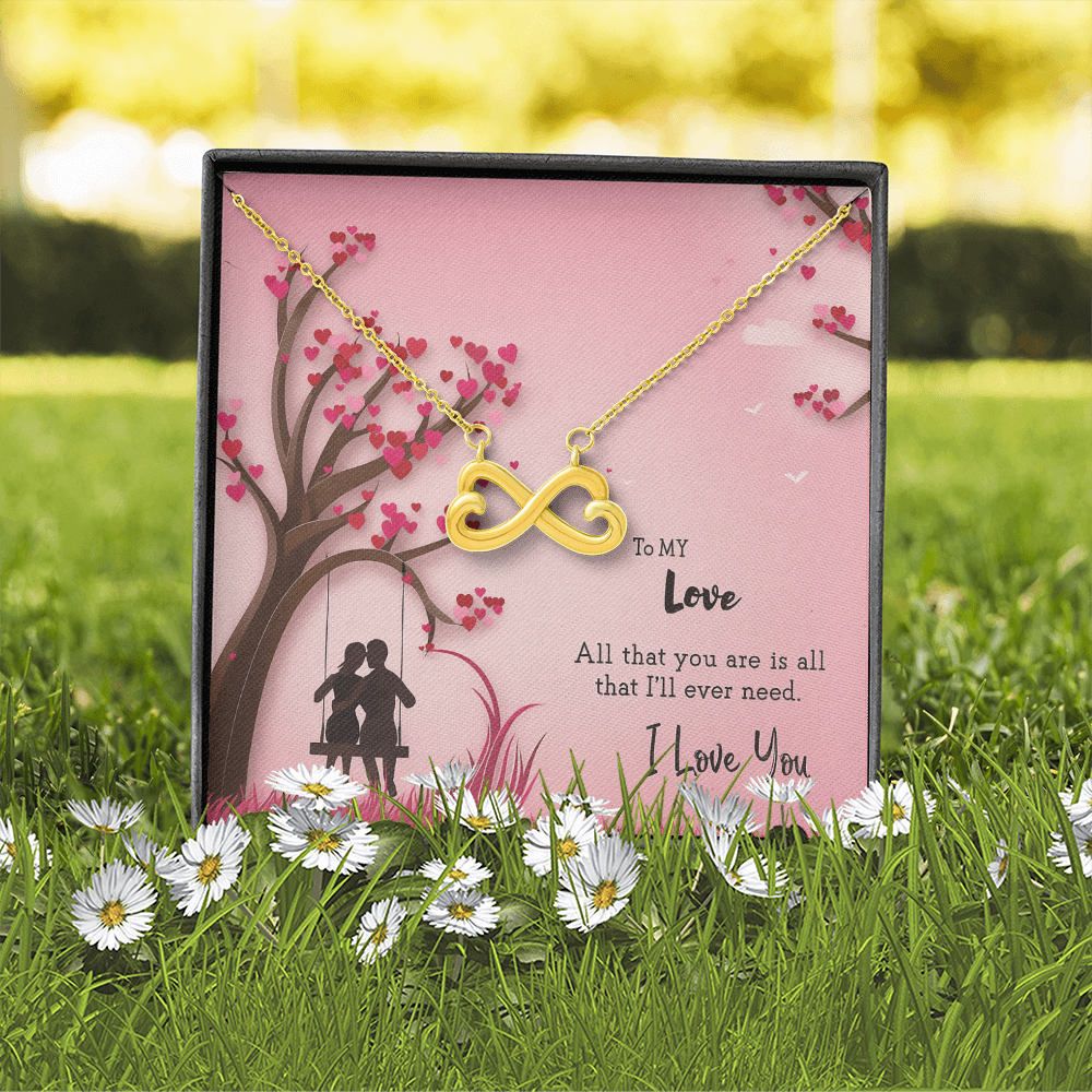 Best Gift For Wife. Endless Love Necklace