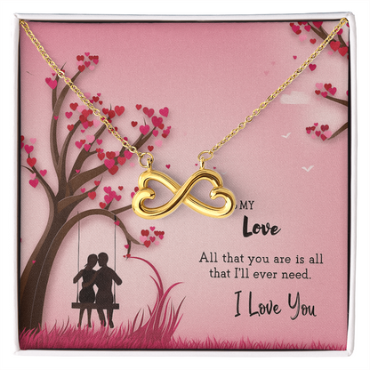 Best Gift For Wife. Endless Love Necklace
