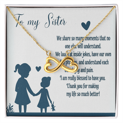 Best Gift For Sister . Endless Love Necklace