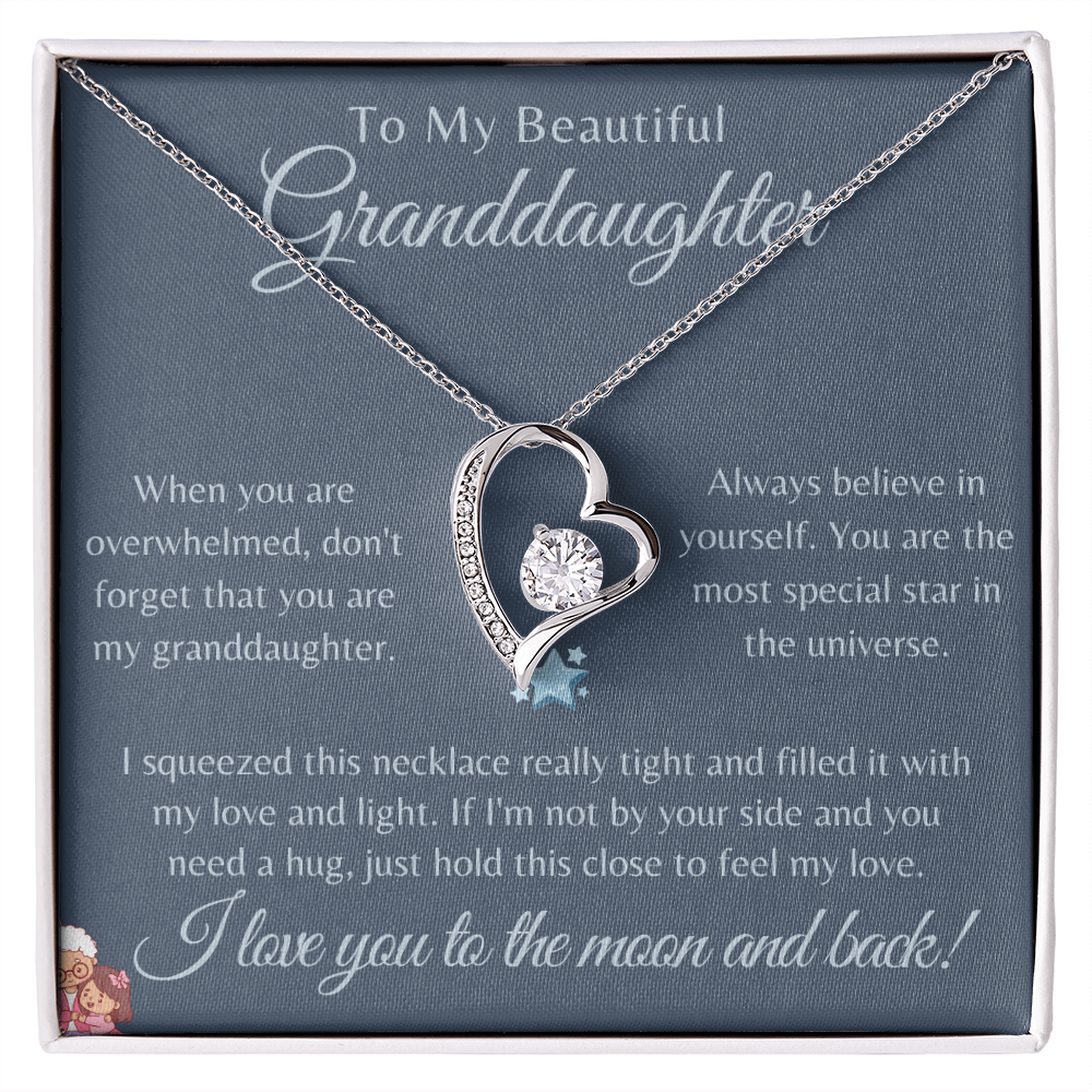 Best Gift For GrandDaughter. Forever Love Necklace