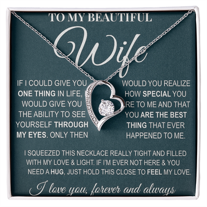 Best Gift For Wife. Forever Love Necklace