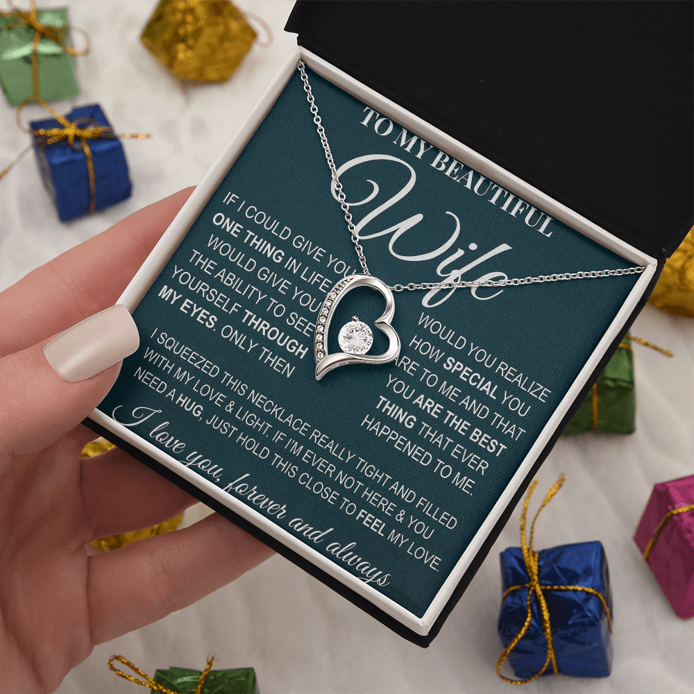 Best Gift For Wife. Forever Love Necklace