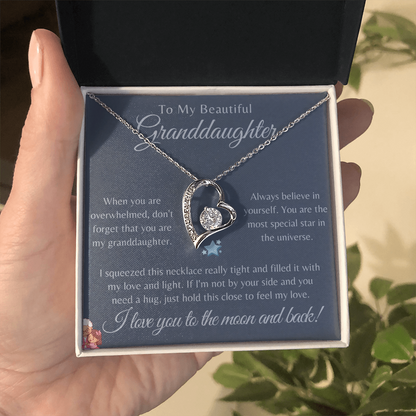Best Gift For GrandDaughter. Forever Love Necklace