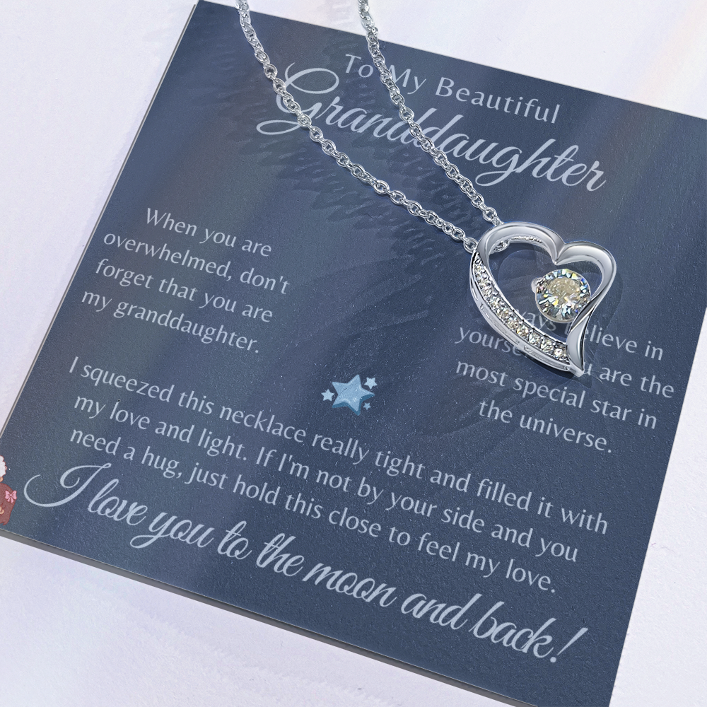 Best Gift For GrandDaughter. Forever Love Necklace