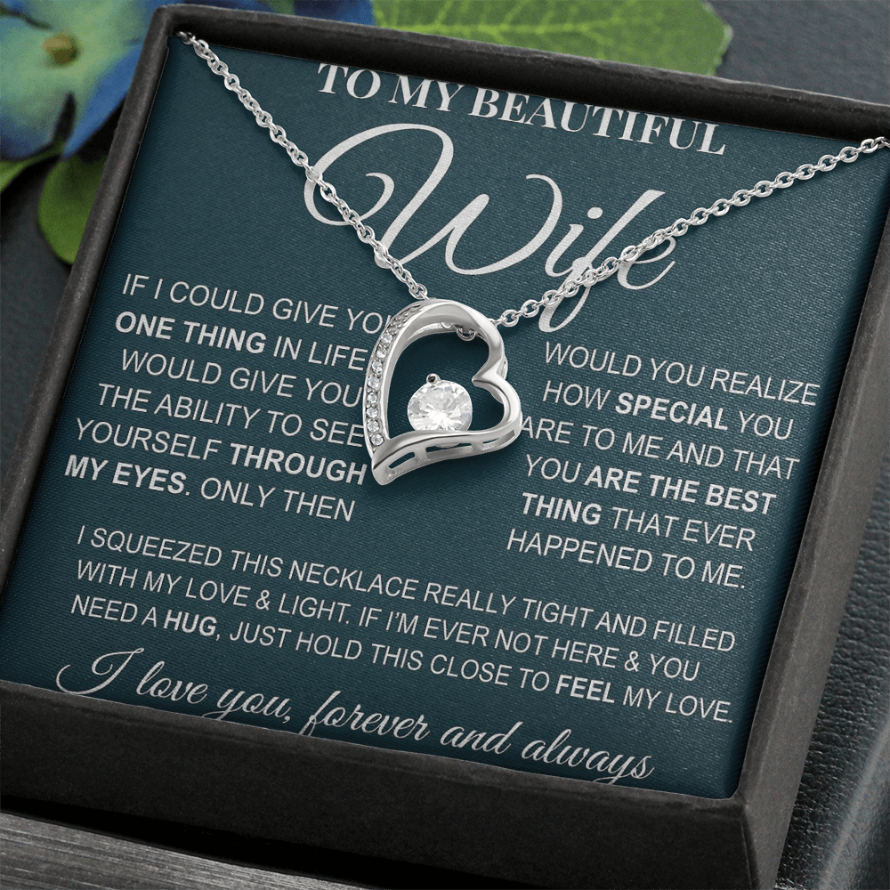 Best Gift For Wife. Forever Love Necklace